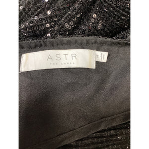 Astr The Label 'Devika' Black Sequined Dress Size M