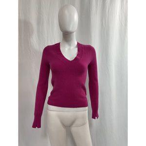 Rag & Bone 'Pierce' Pink Cashmere Slim-Fit V Neck Sweater Size XS