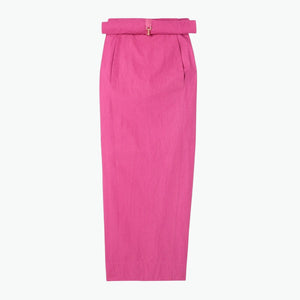 Jacquemus 'Terra' Pink Linen Layered Maxi Skirt Size 40 - NWT