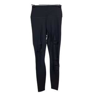 Alo Yoga Ripped Black Warrior Size S Leggings
