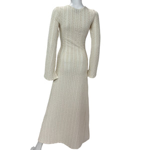Allsaints Crochet Chalk White Karma Dress Size 4
