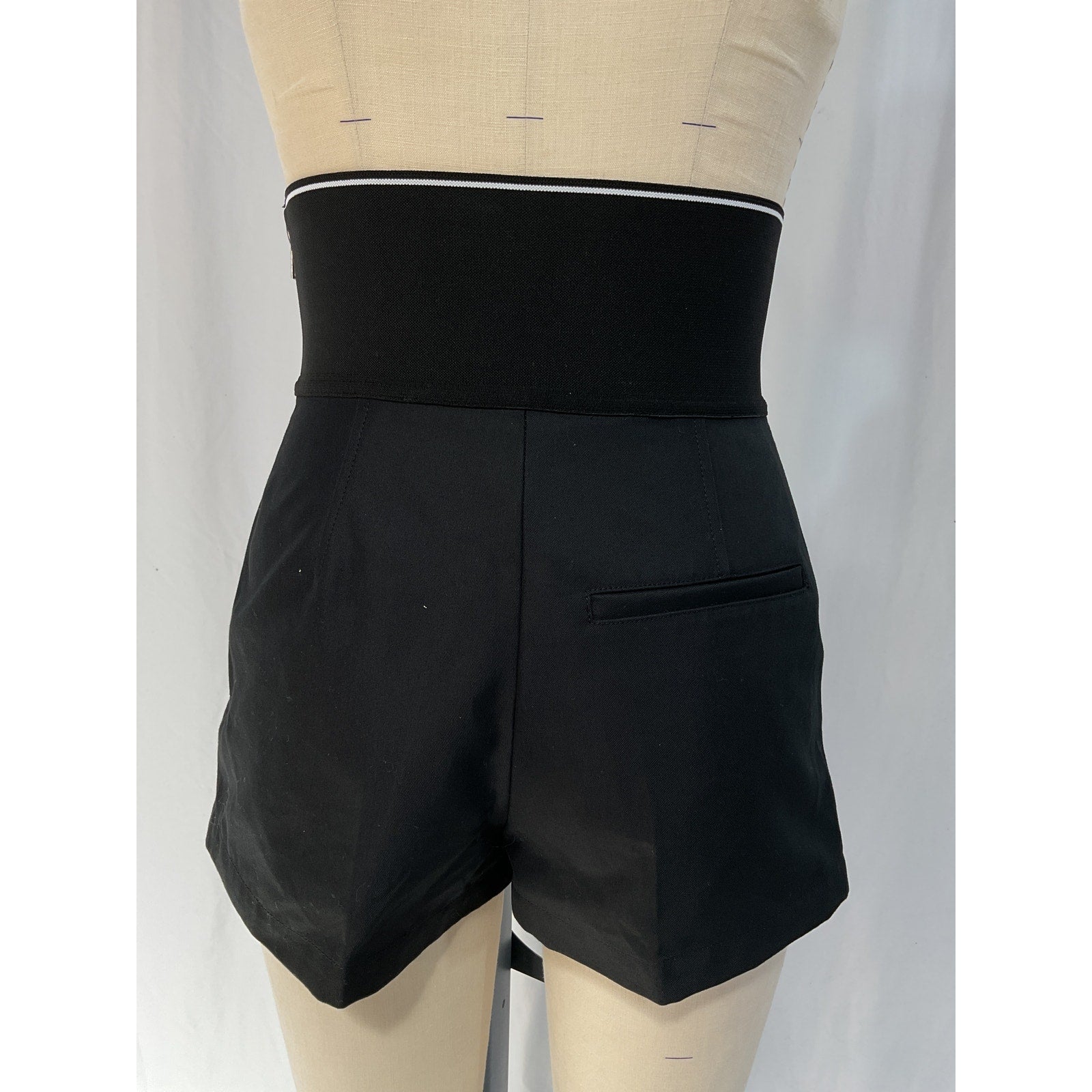 Alexander Wang 'Safari' Black Shorts Size 0