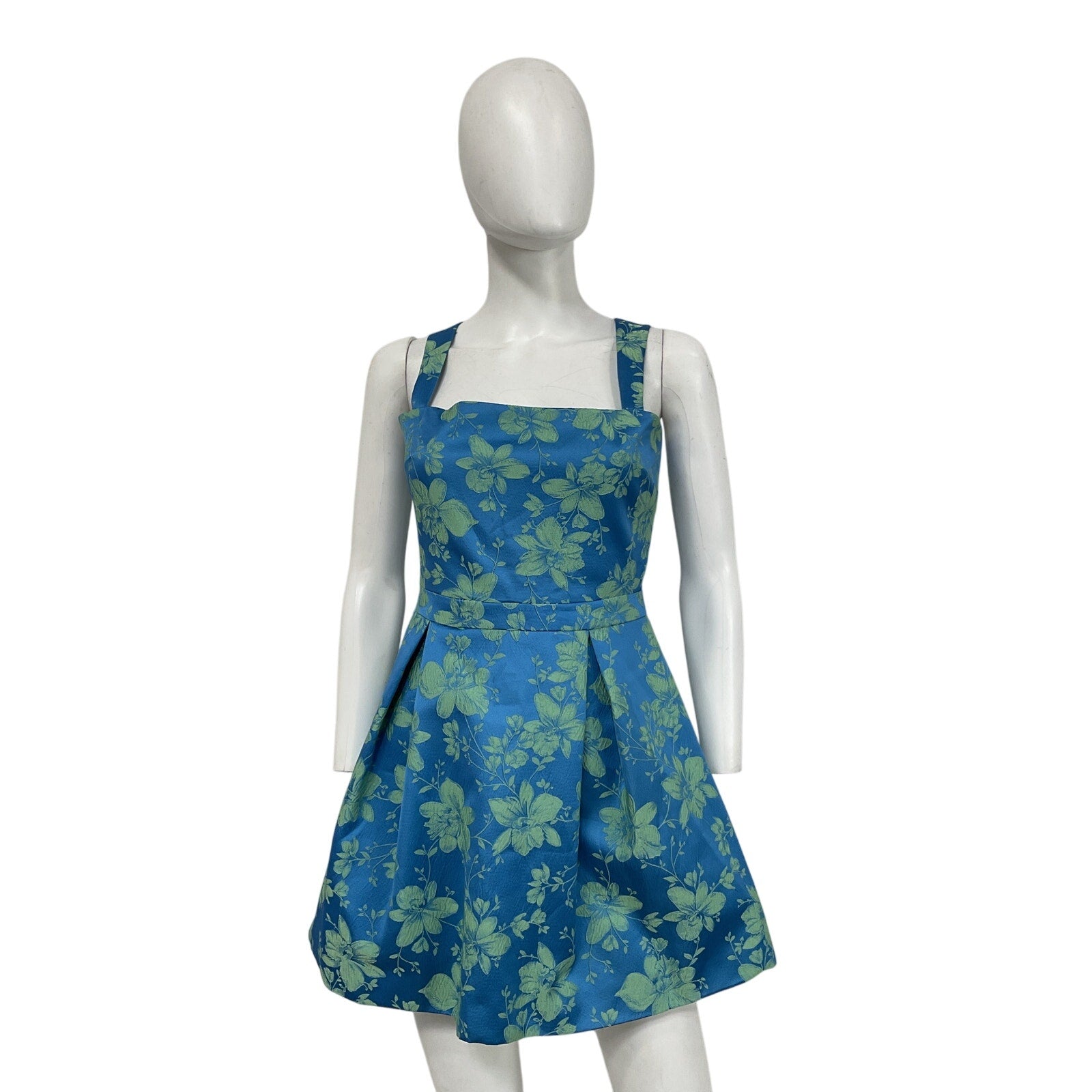 Alexis Blue Poly Max Dress Size M