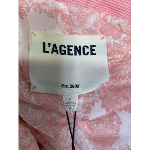 L'Agence 'Kenzie' Pink Double Breasted Blazer Size 0 - NWT