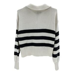 Pistola Striped Multicolor Arlo Polo Sweater Size S