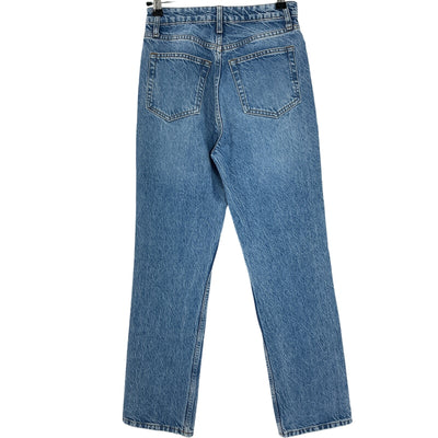 Reformation High Rise Straight Blue Cynthia Denim Jeans Size 25