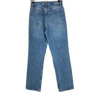Reformation High Rise Straight Blue Cynthia Denim Jeans Size 25