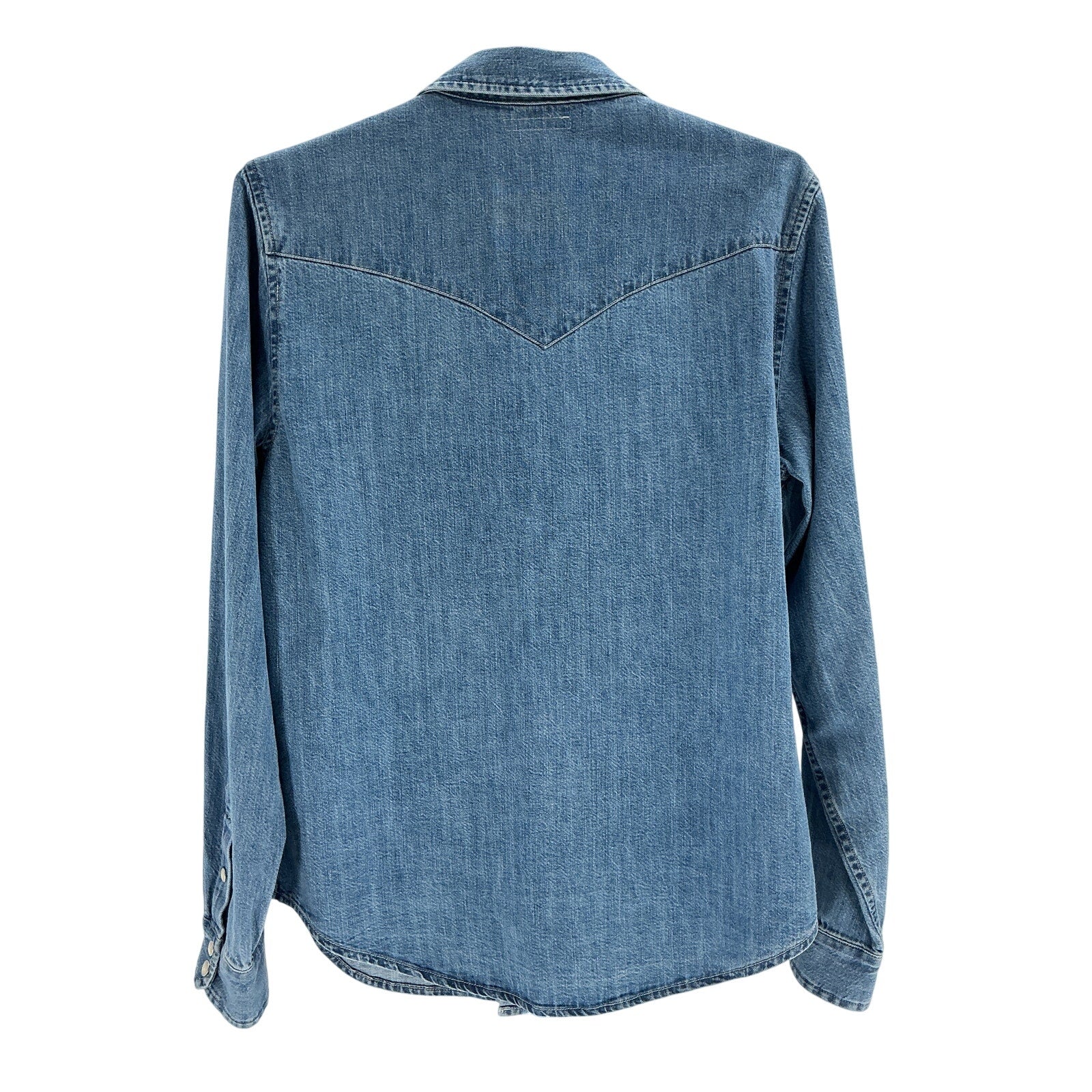 Mother All My Exes Blue Cotton Denim Shirt Size M