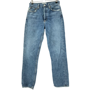 Agolde Classic Blue Riley Denim Jeans Size 25