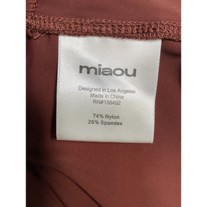 Miaou Sleek Brown Phoenix Top Size M