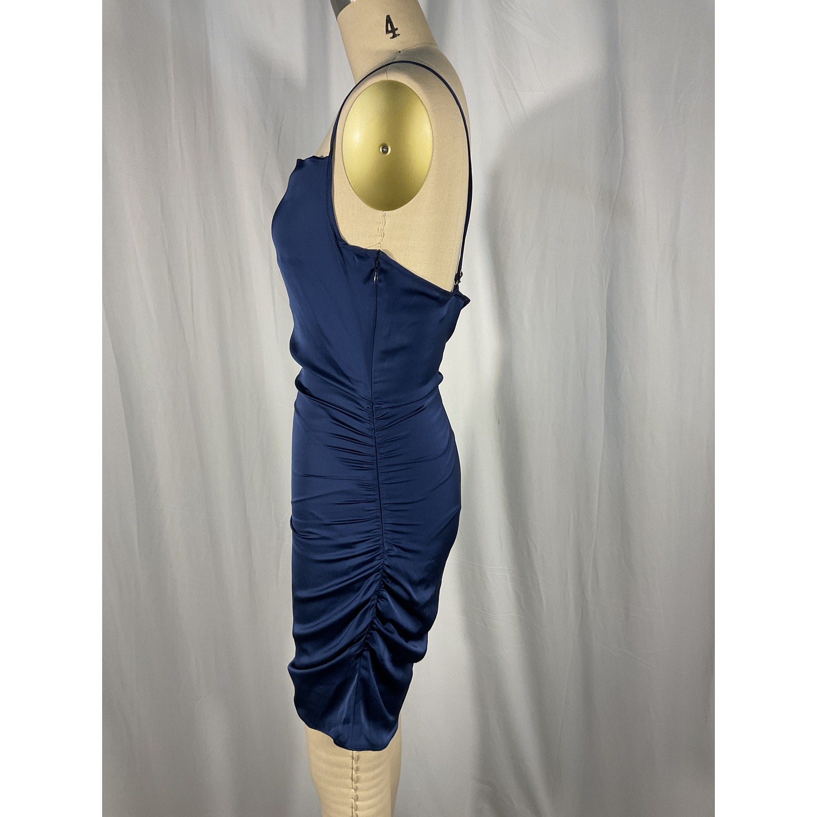 Ramy Brook 'Kiki' Blue Cowl Neck Mini Dress Size 2