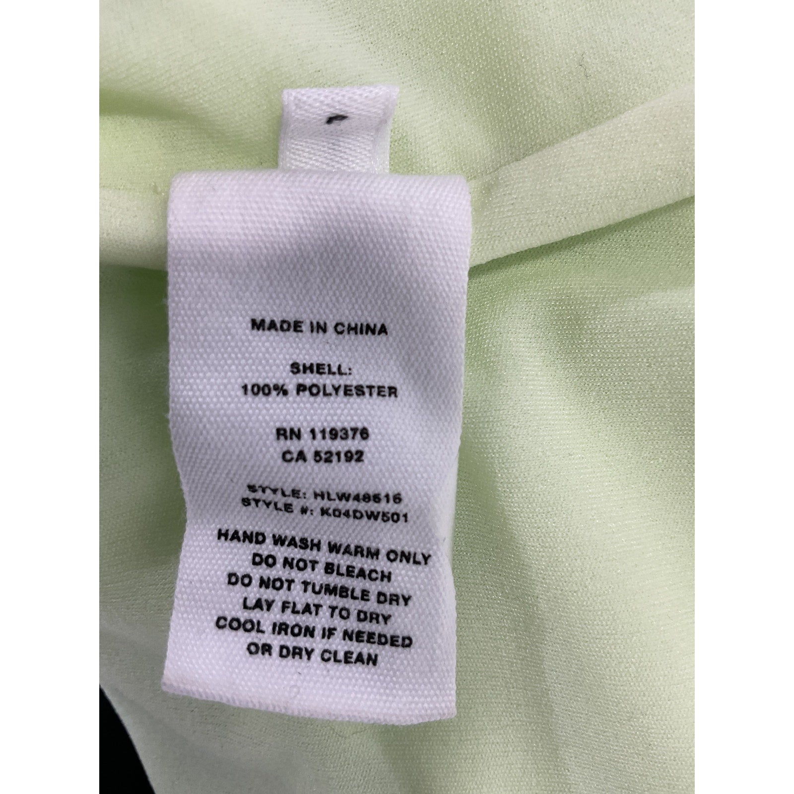 Helmut Lang 'Twist' Yellow Tube Size S