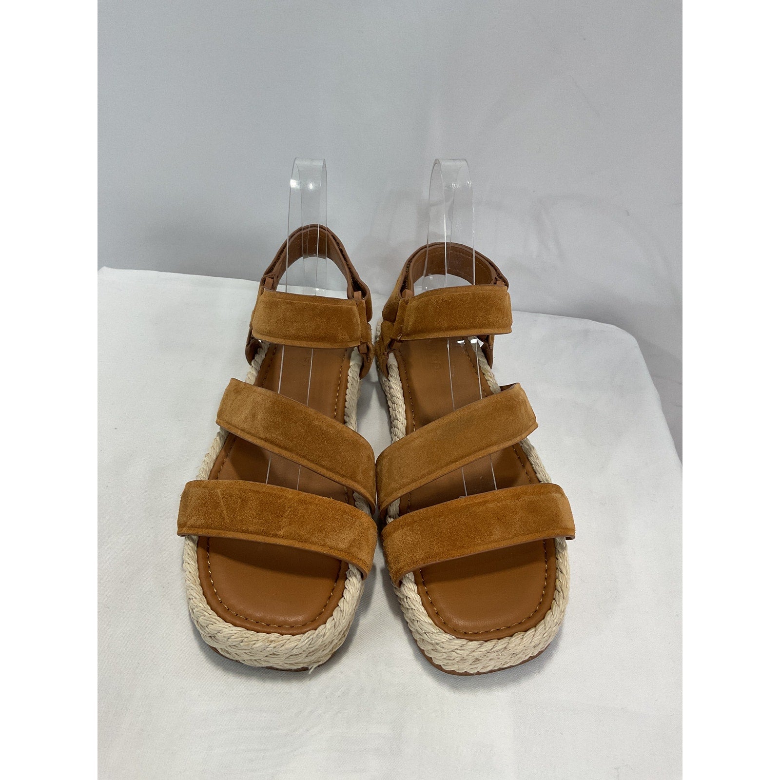 Vince Leather 'Elian' Brown Leather Sandal Size 7.5
