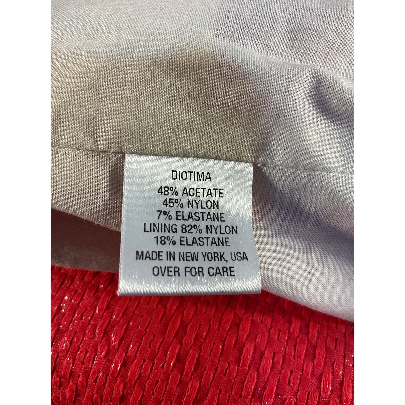 Diotima 'Oversized' Red Tweed Blazer Size 3