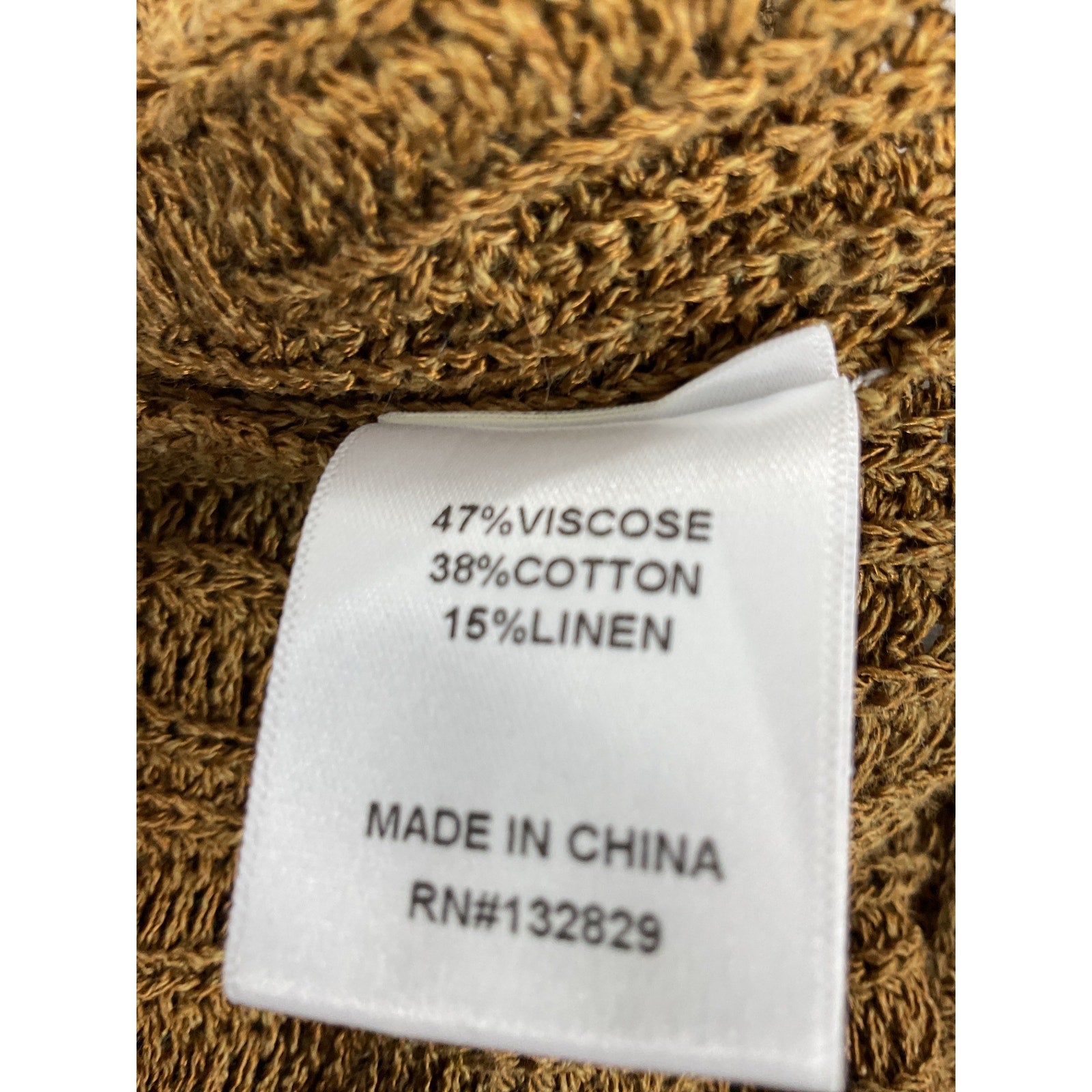 Michael Costello x Revolve 'Sylvan' Brown Halterneck Knit Top Size XS
