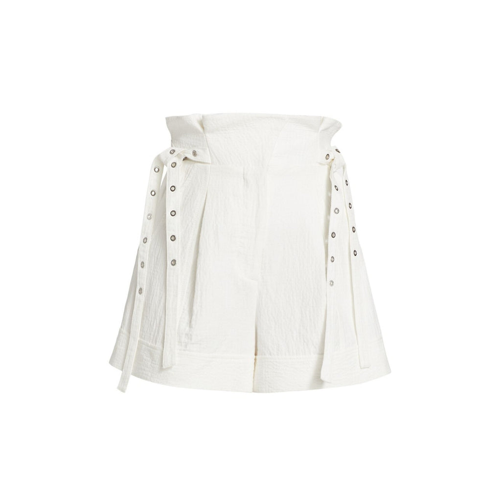 3.1 Phillip 'Lim' White Cotton Paperbag Short Size 00