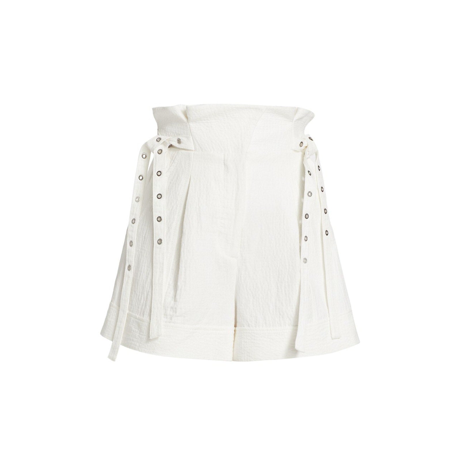 3.1 Phillip 'Lim' White Cotton Paperbag Short Size 00