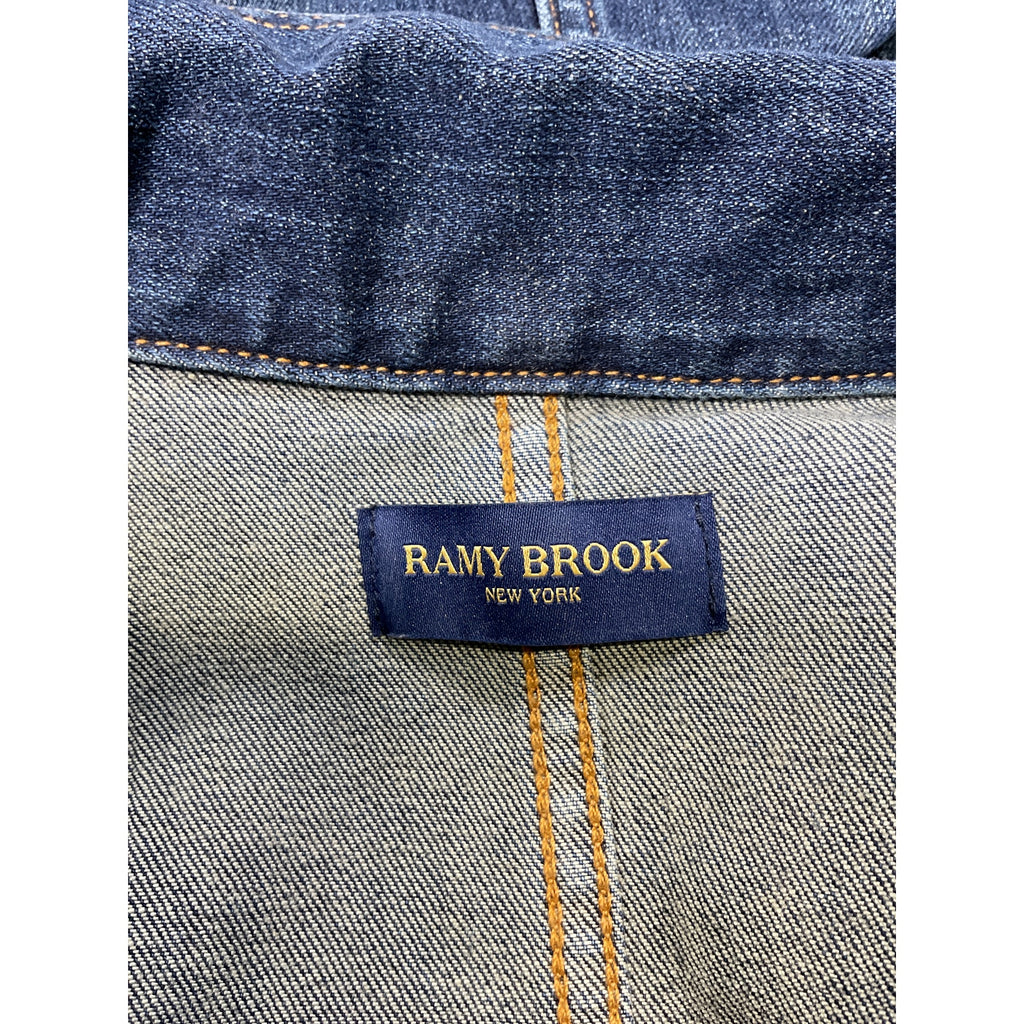Ramy Brook 'Lily' Blue Cotton Denim Mini Dress Size 26