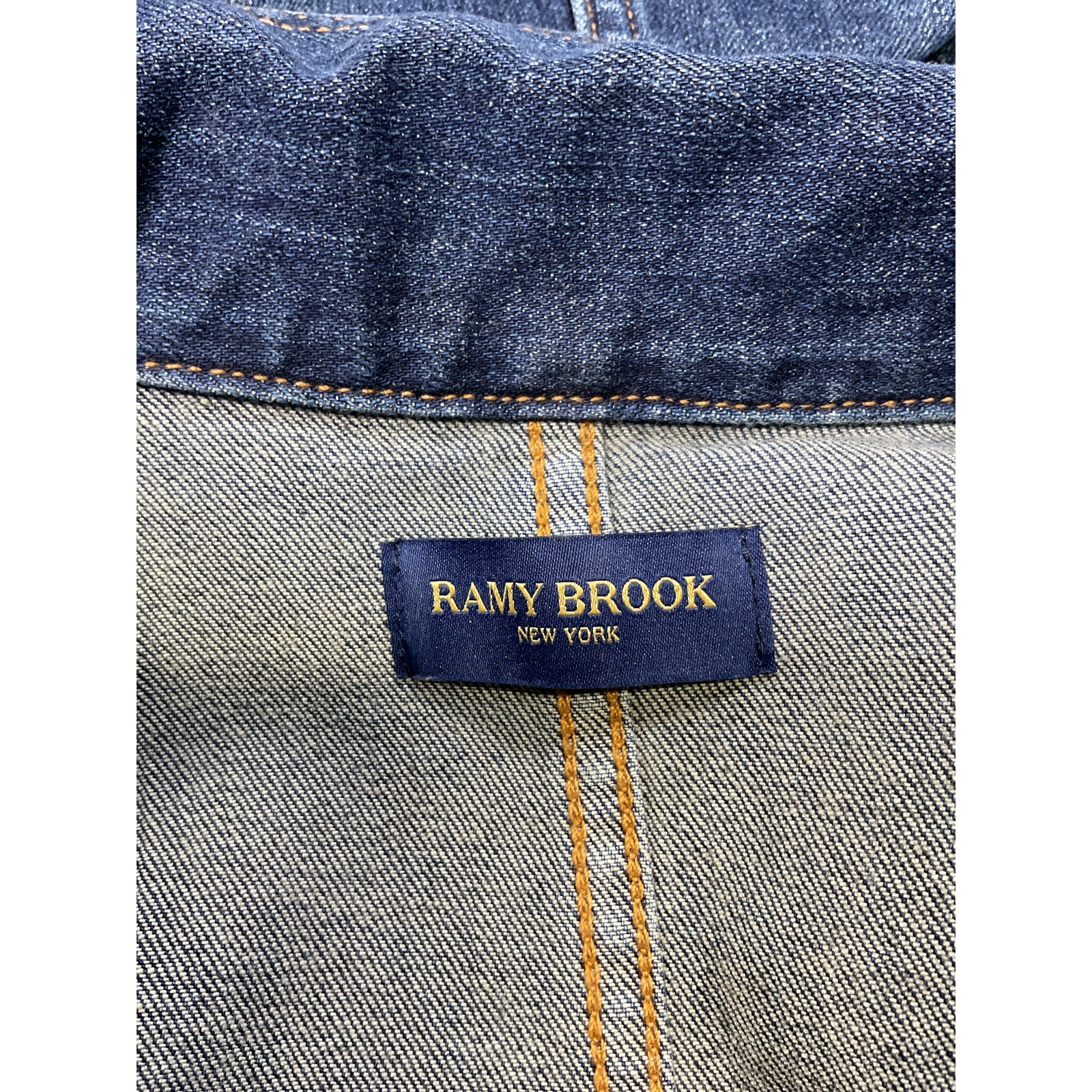 Ramy Brook 'Lily' Blue Cotton Denim Mini Dress Size 26