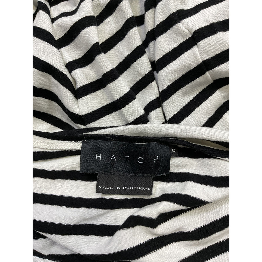 Hatch 'The Perfect Tee' Black Boat Neck Longsleeve Maternity Tee Size 0