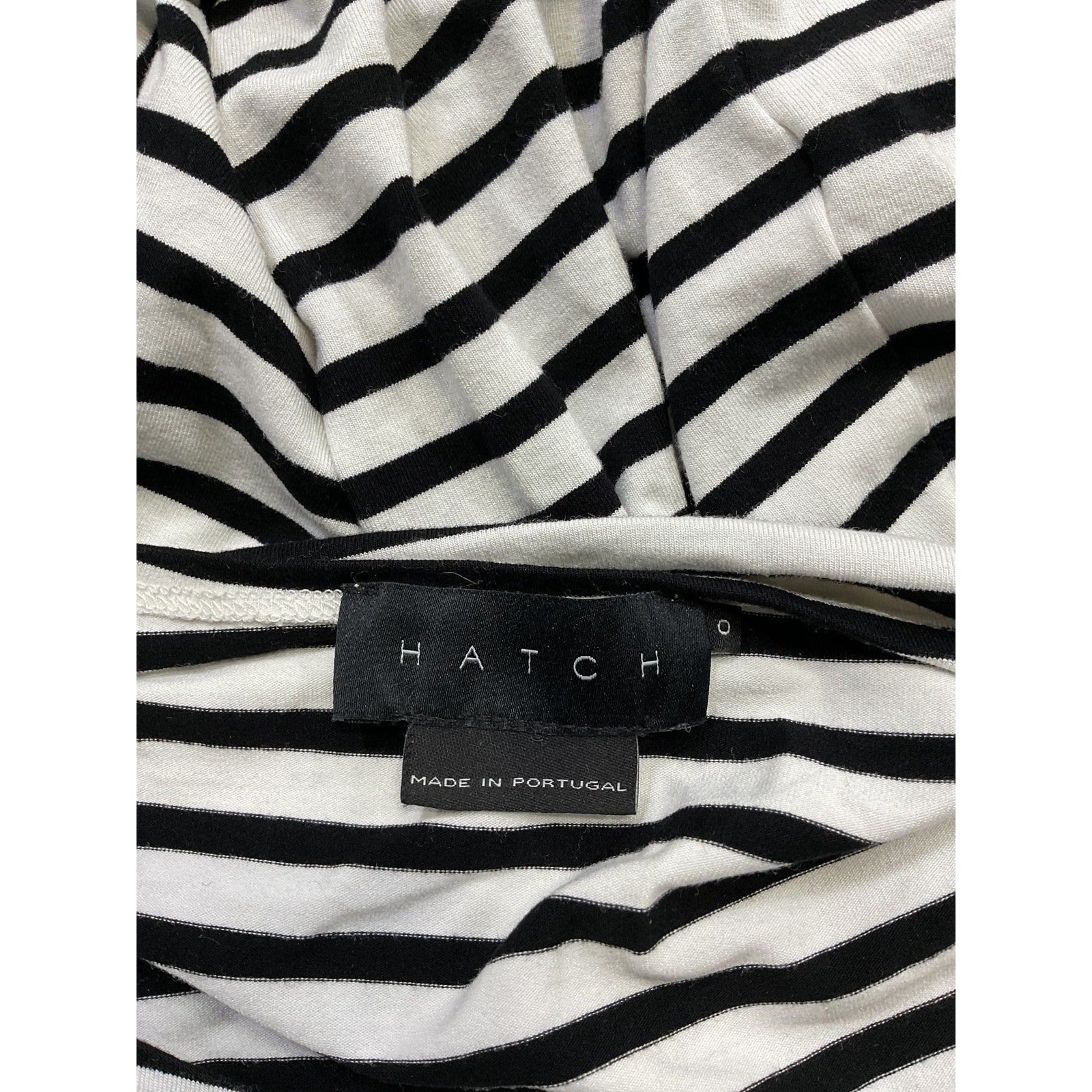Hatch 'The Perfect Tee' Black Boat Neck Longsleeve Maternity Tee Size 0