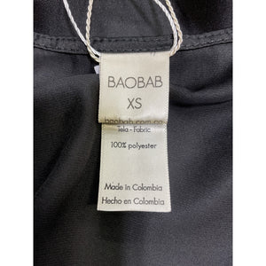 Baobab 'Marea' Black Polyester Mini Dress Size XS