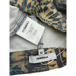 Miaou Graphic Multicolor Fargo Pants Size XS
