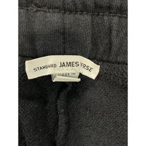 James Perse 'Vintage' Black French Terry Relaxed Sweatpant Size 0