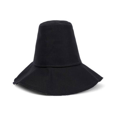 Chloé Structured Black Magic Hat Size S