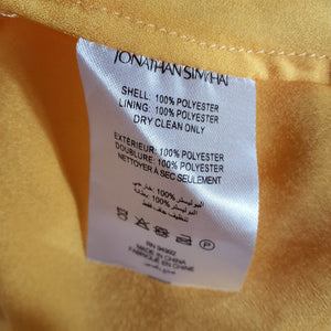 Simkhai Pleated Orange Magnolia Maxi Size 0 Dress