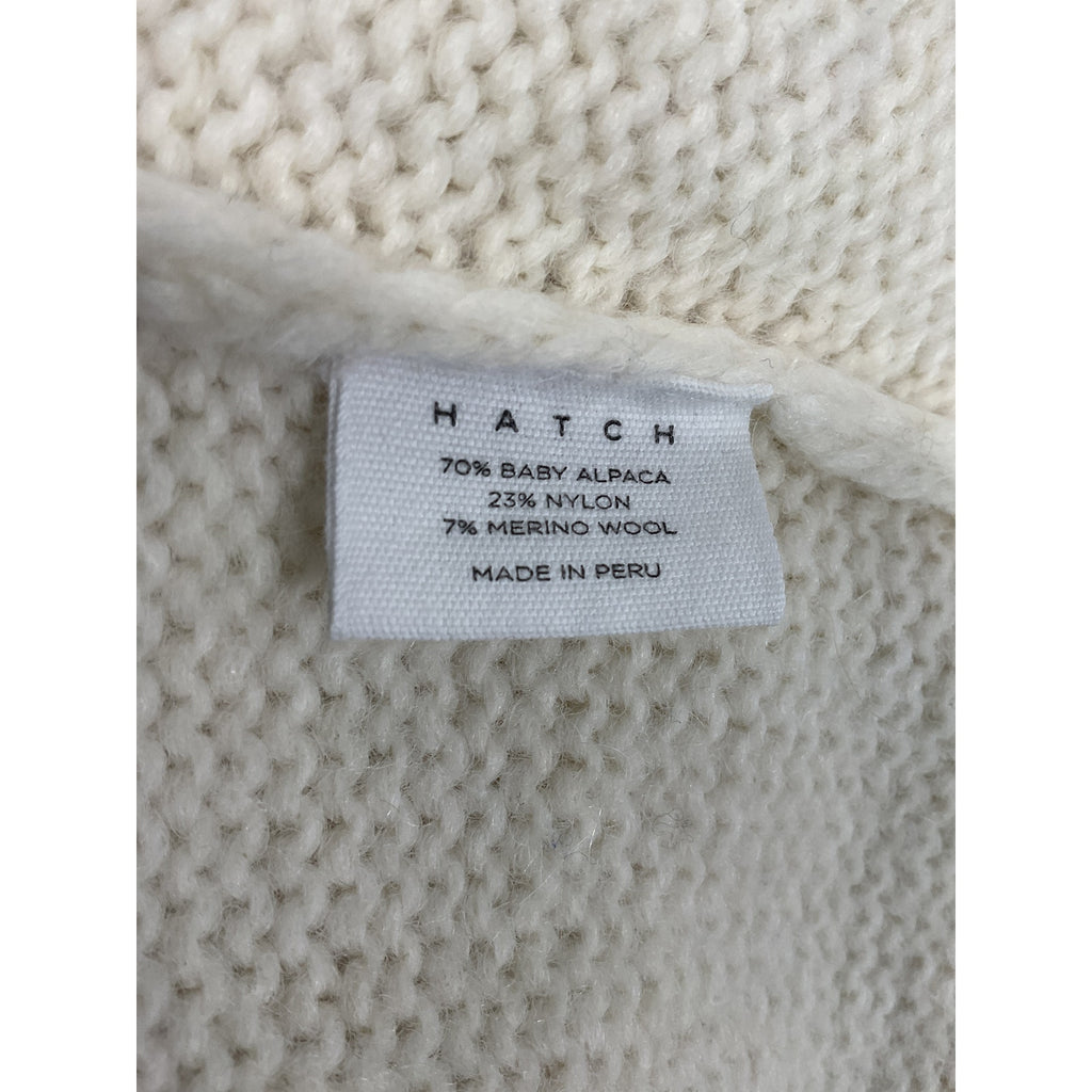 Hatch 'The Noemi' White Long Sleeve Sweater Size 2