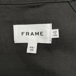 Frame Belted Washed Black Utility Jacket Size XS