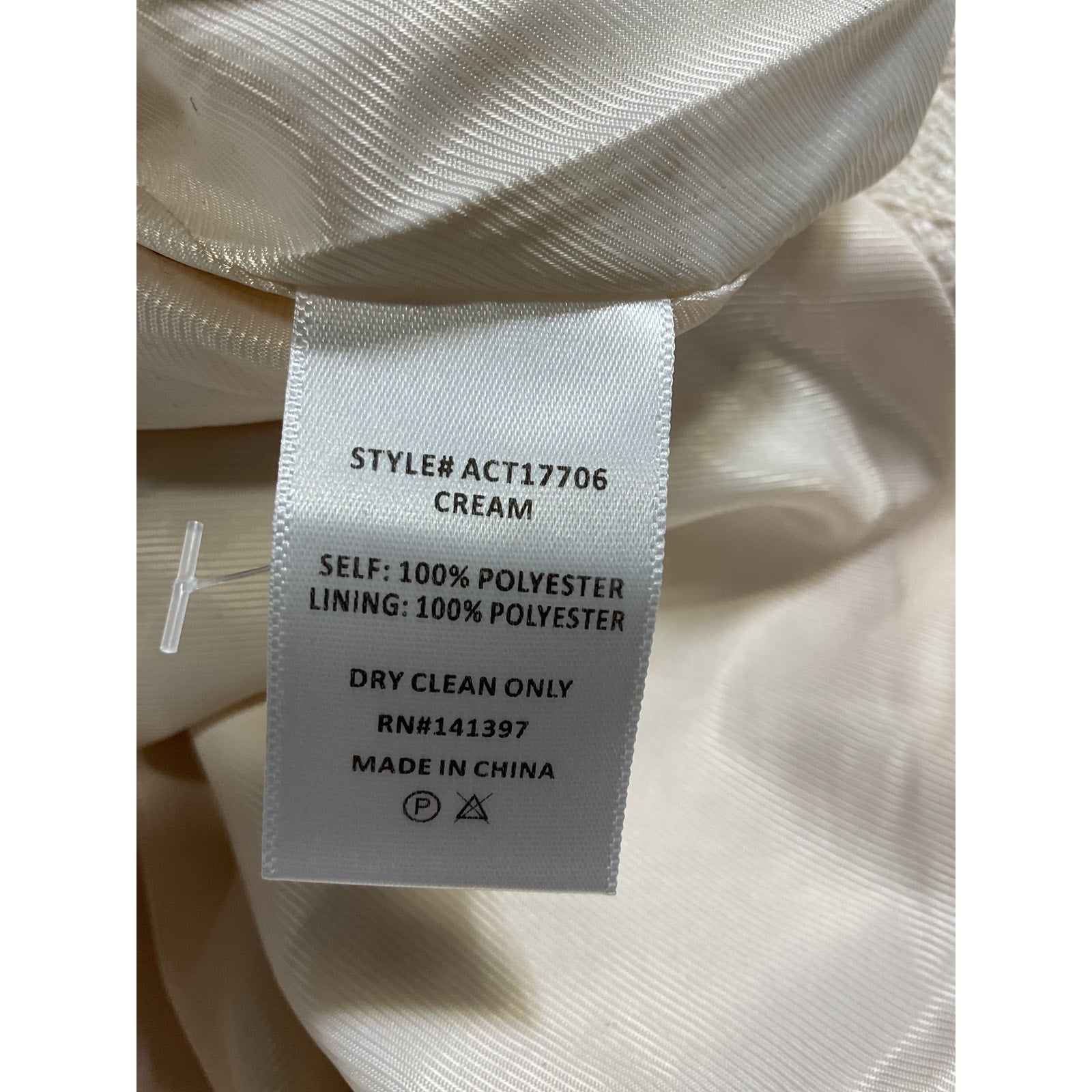 Astr The Label 'Siarah' White Tweed Jacket Size S