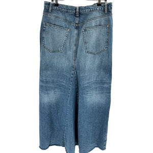 Reformation Classic Blue Tazz Maxi Denim Skirt Bottom Size 30