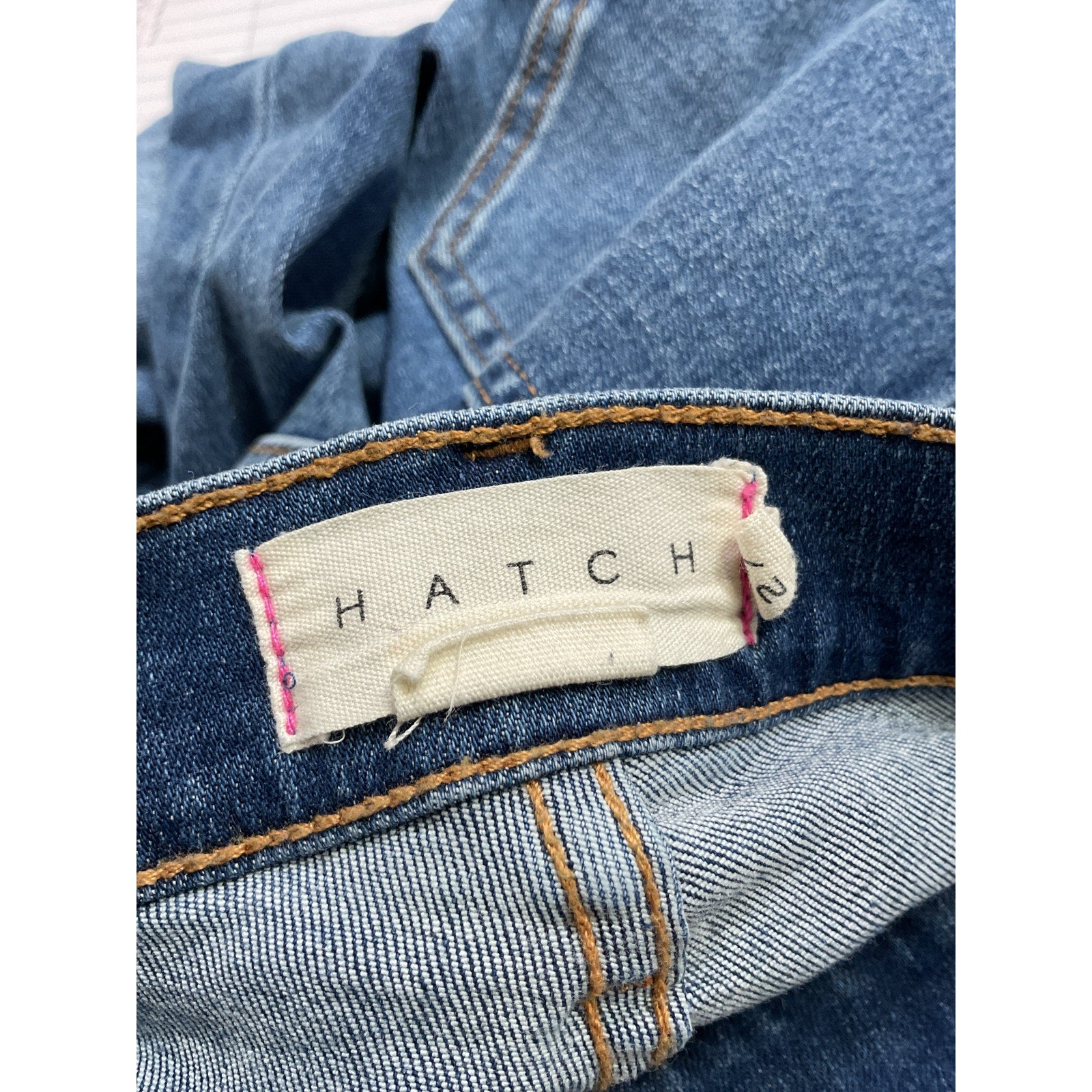 Hatch The Slim 'Maternity' Blue Denim Jean Size 27