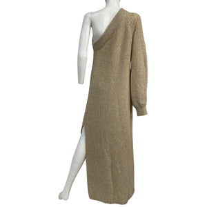 L'Academie Chic Oatmeal Feride Sweater Dress Size XL