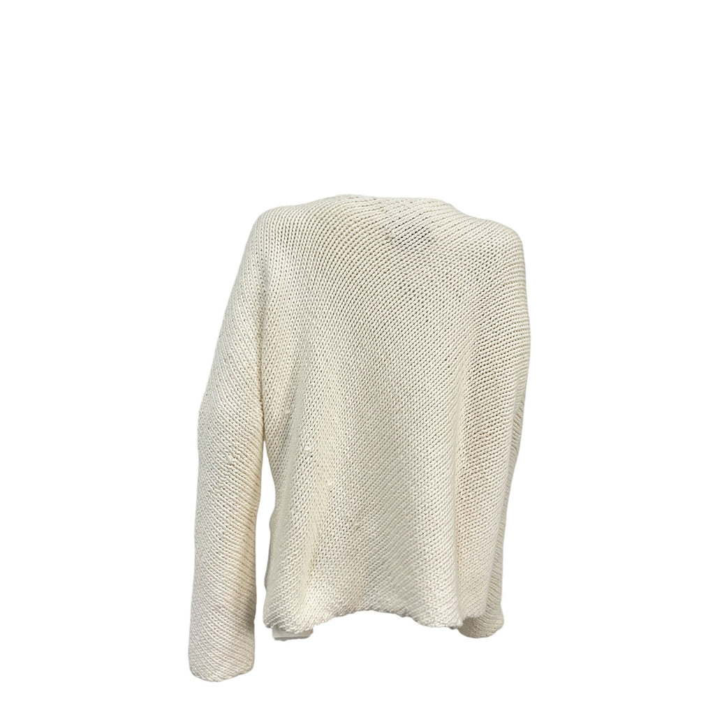 Lauren Manoogian 'Pima' Cream Cotton Sweater Size 1