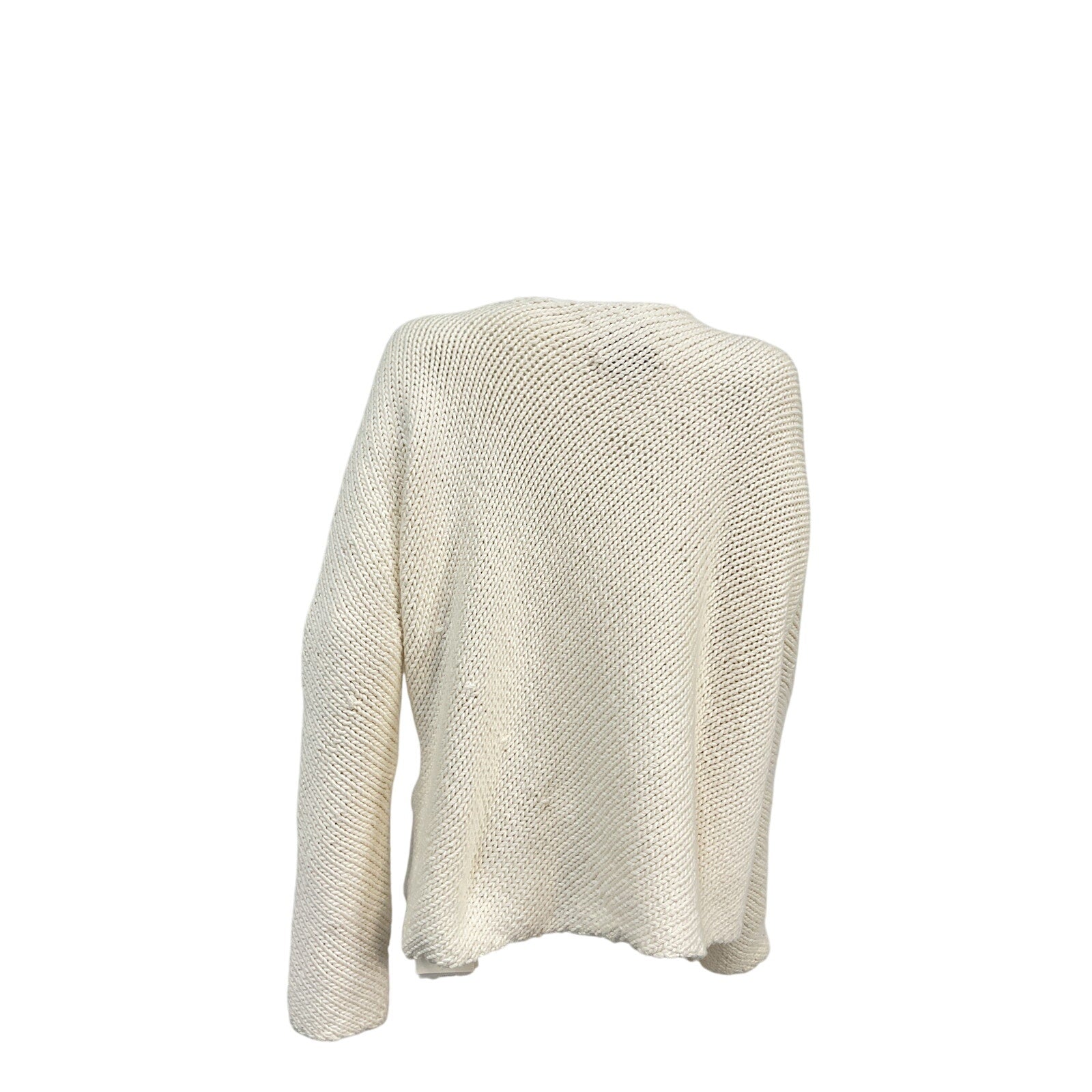 Lauren Manoogian 'Pima' Cream Cotton Sweater Size 1