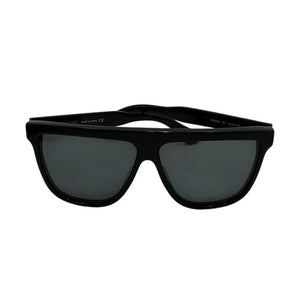 Gucci Sleek Black And Grey Flat Top Sunglasses