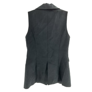 Reformation Tailored Black Billie Vest Size XS