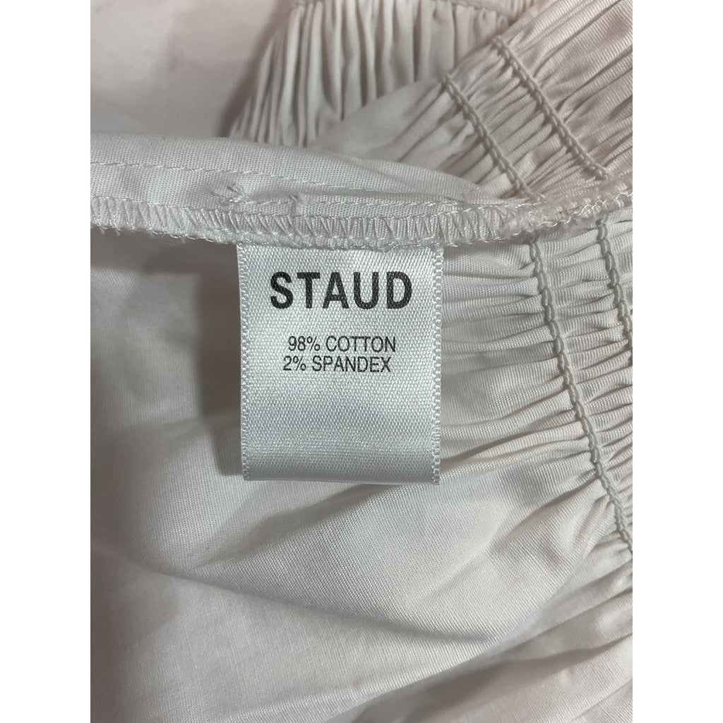 Staud 'Jules' White Long Sleeve Top Size M