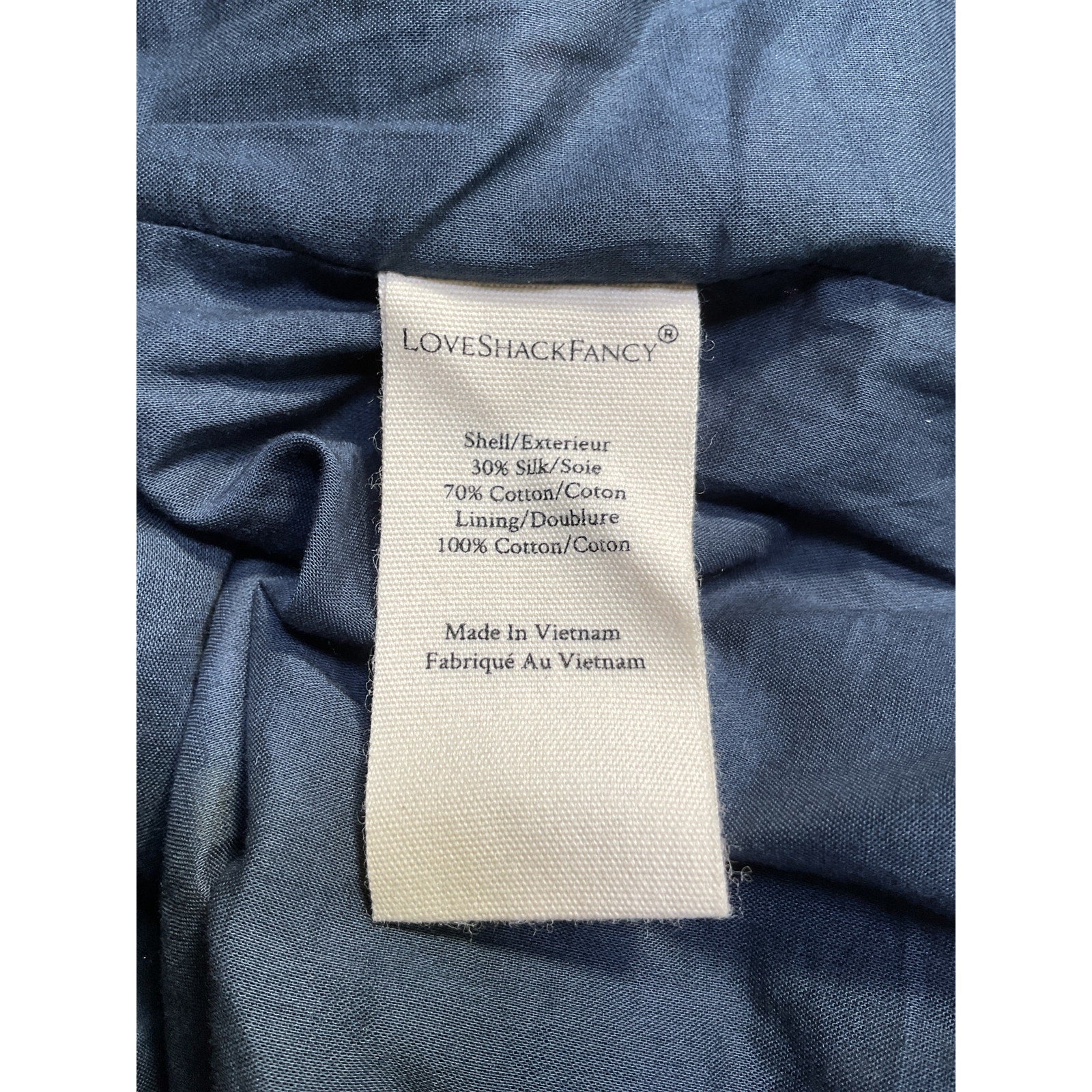 Loveshackfancy 'Popover' Green Cotton Dress Size P