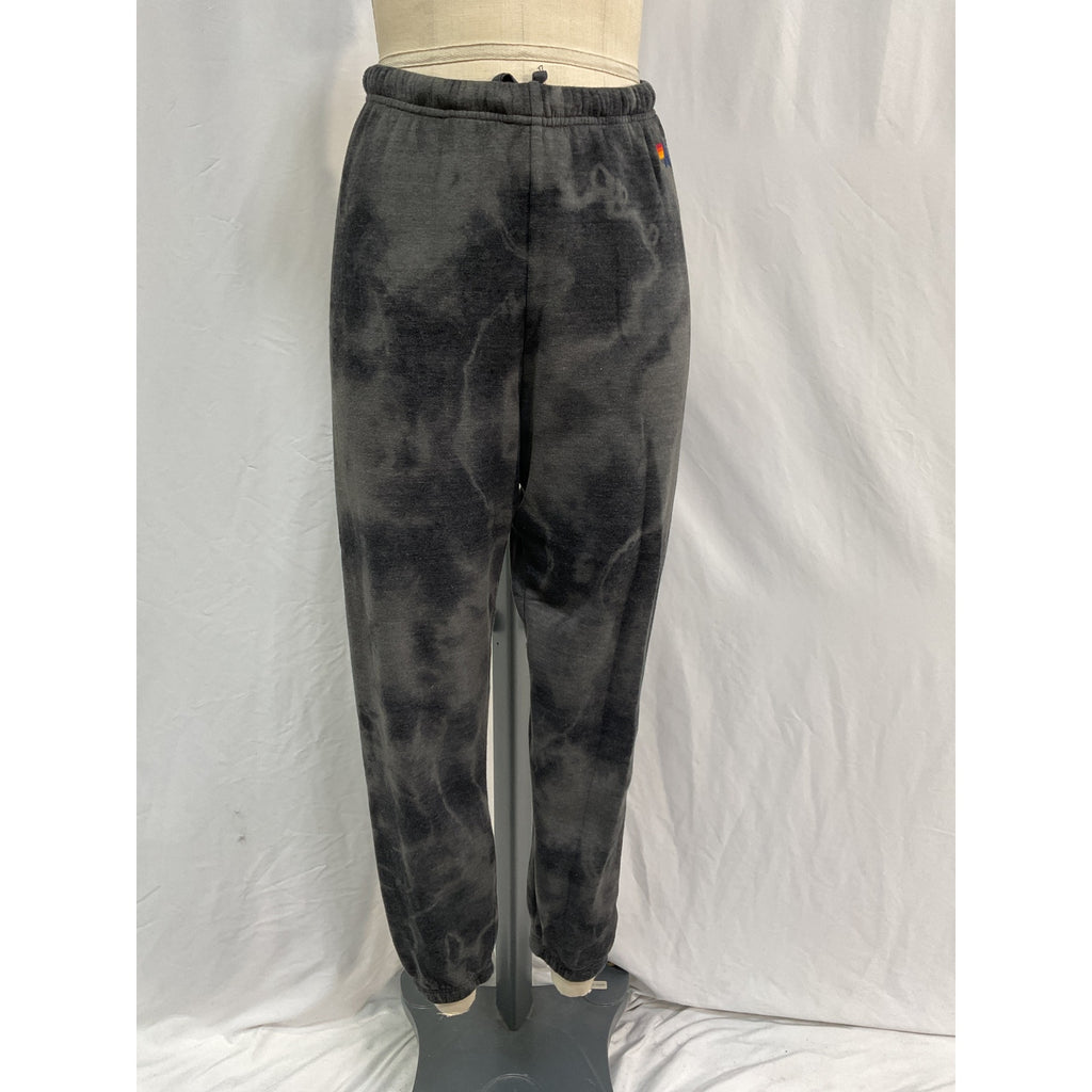 Aviator Nation 'Hand Dyed' Grey Polyester Sweatpants Size M