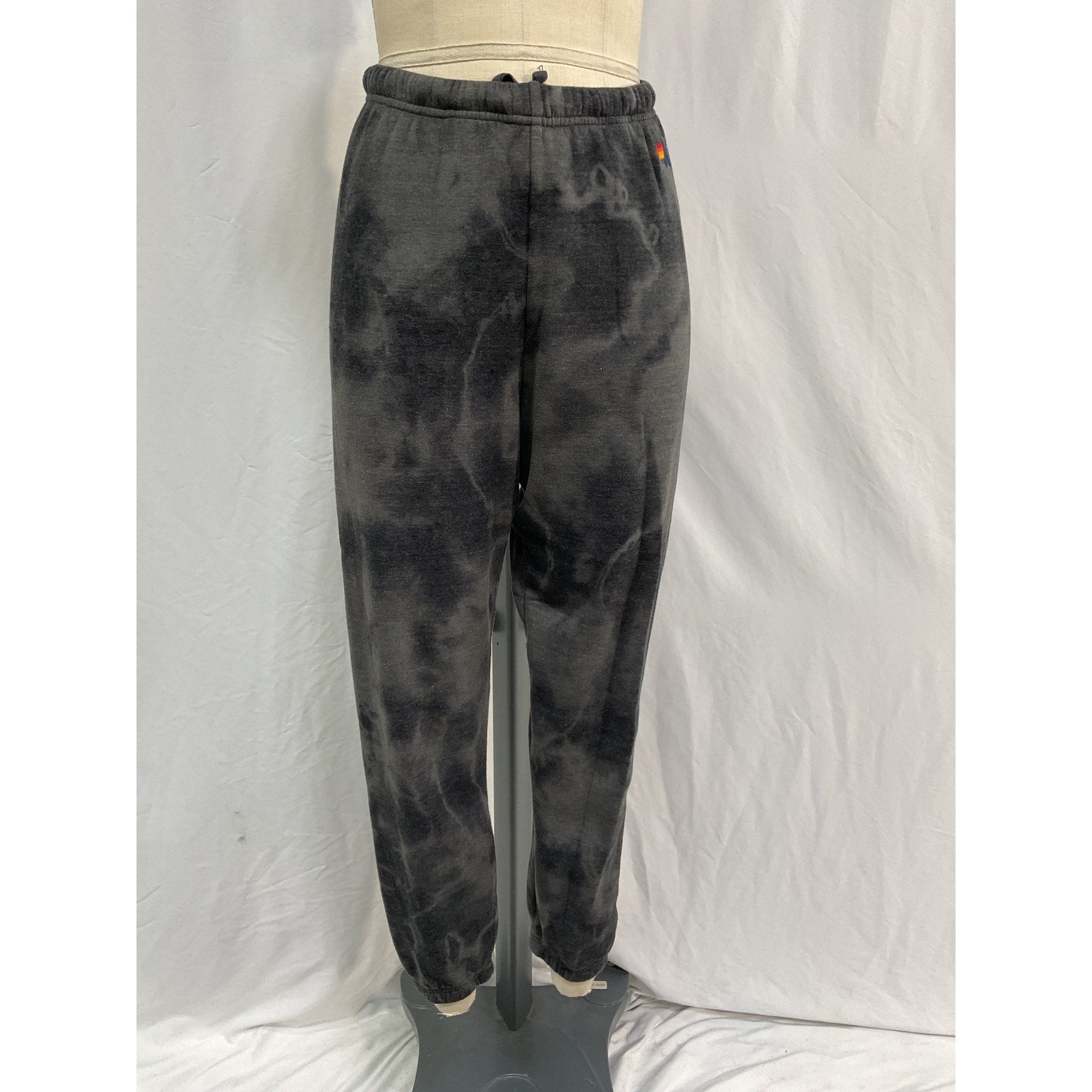 Aviator Nation 'Hand Dyed' Grey Polyester Sweatpants Size M