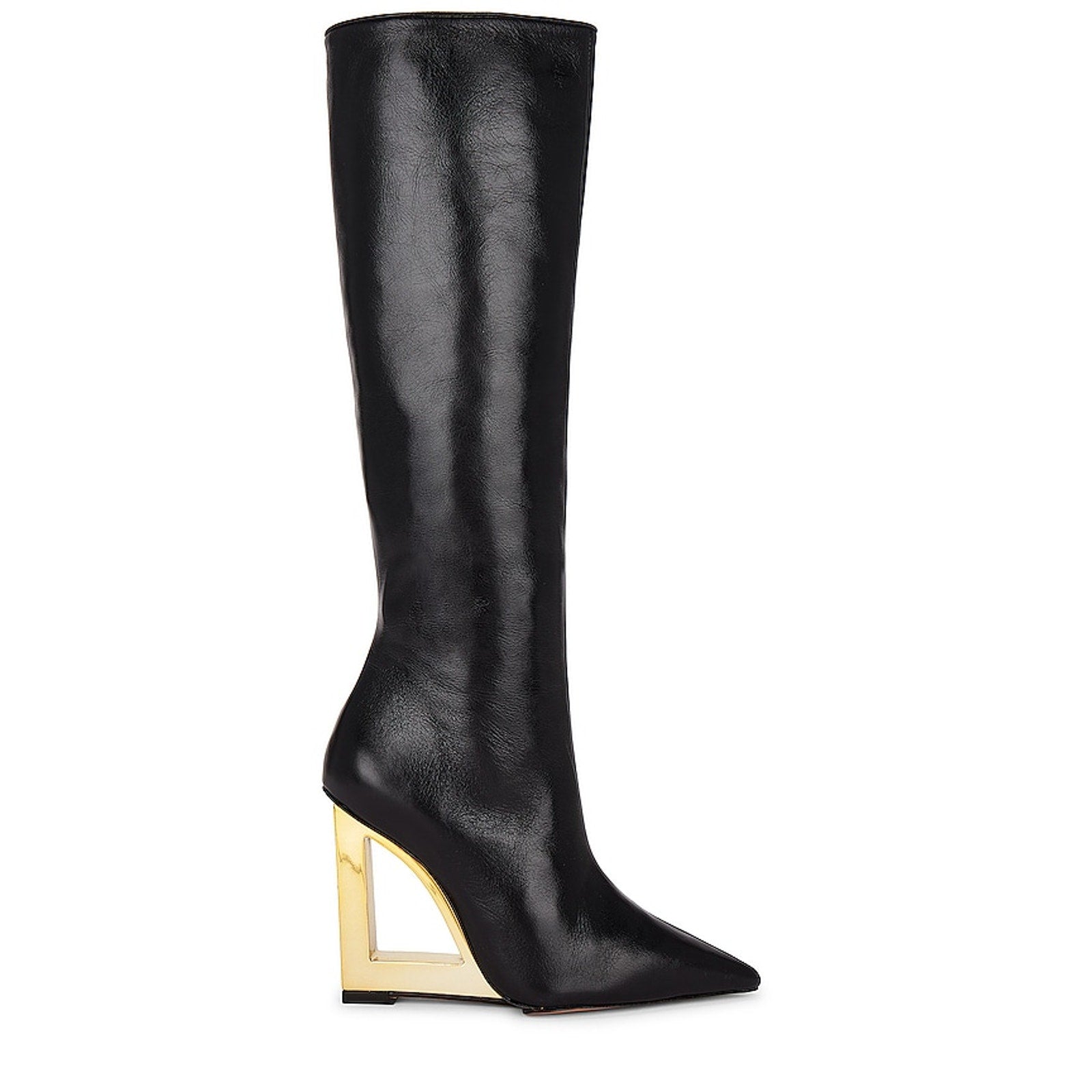 Schutz 'Filipa' Black Leather Boot Size 7