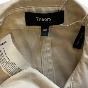 Theory Sleek Sand Halter Trench Dress Size 00