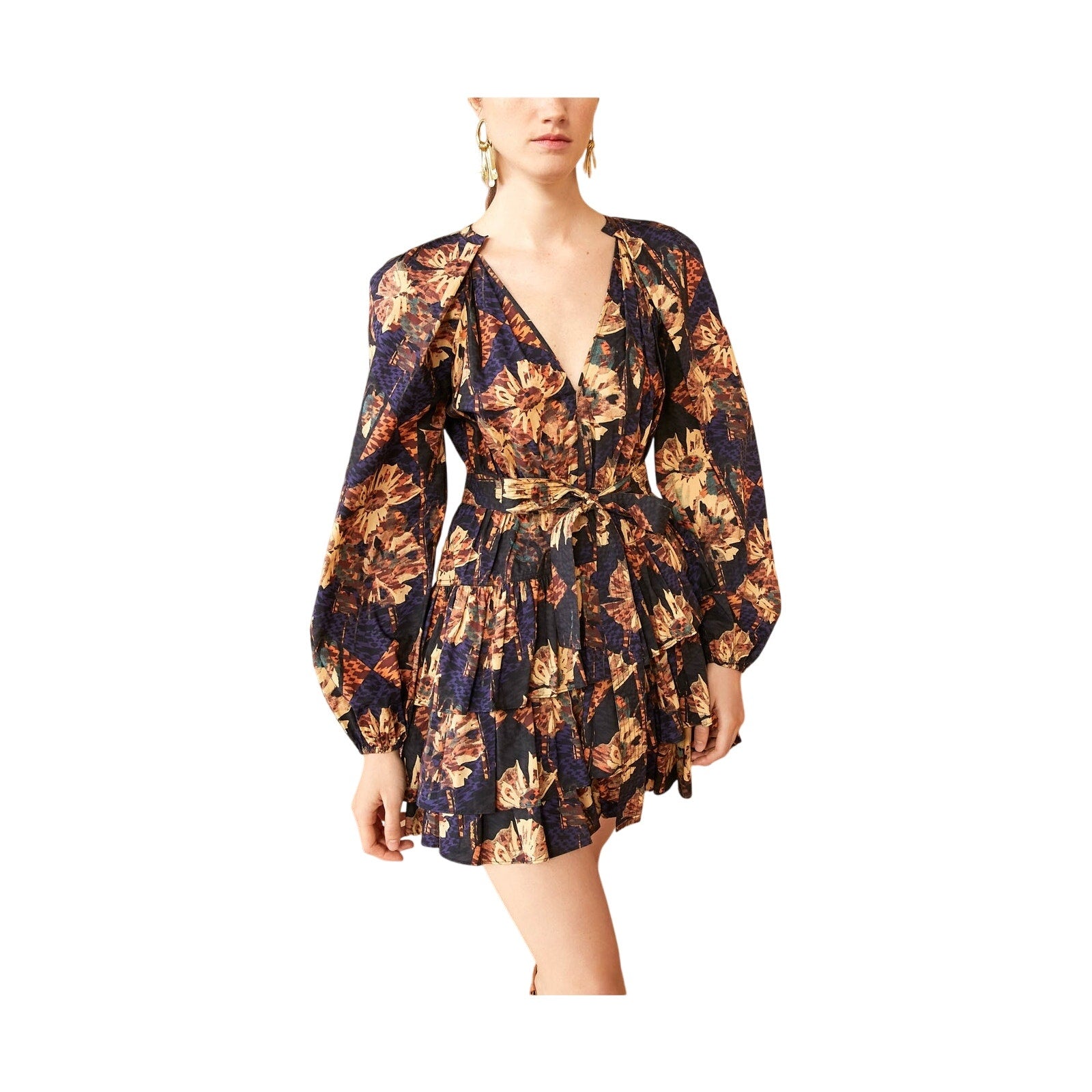 Ulla Johnson 'Miranda' Blue Cotton Dress Size 8