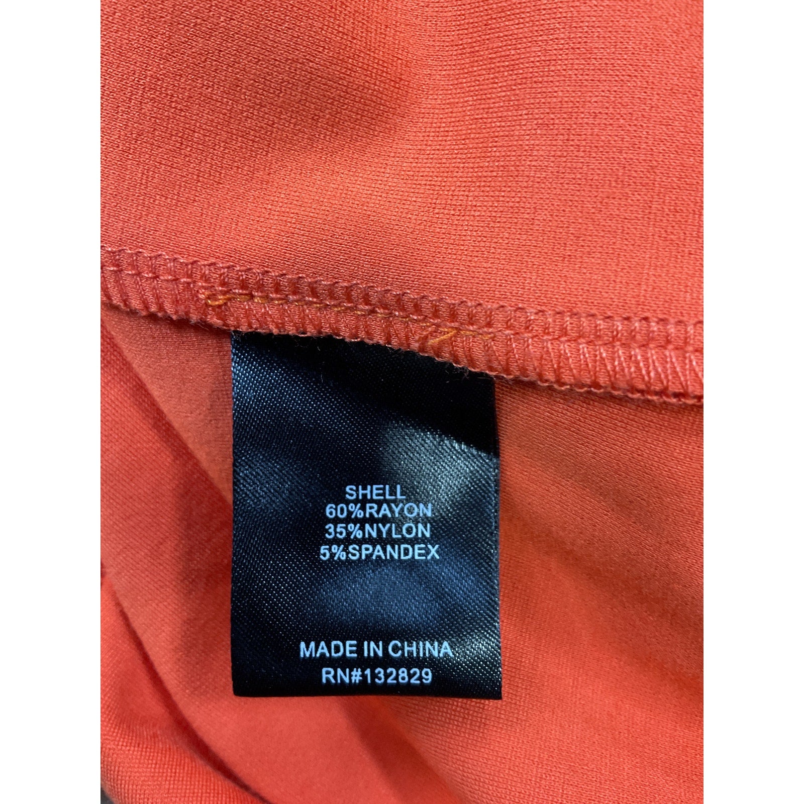 Michael Costello x Revolve 'Amira' Orange Rayon Midi Skirt Size L