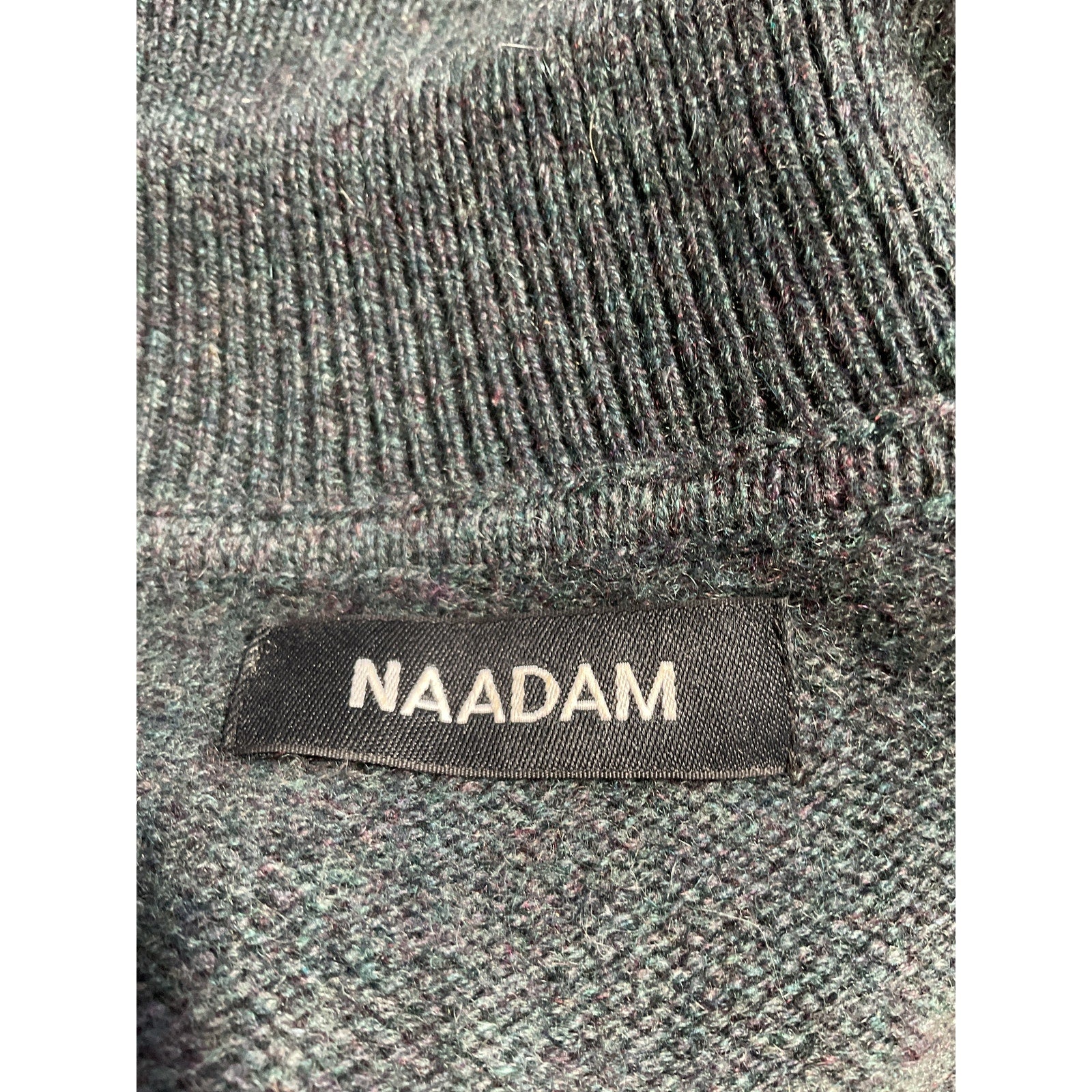 Naadam 'Recycled' Green Cashmere Open Neck Polo Size XS