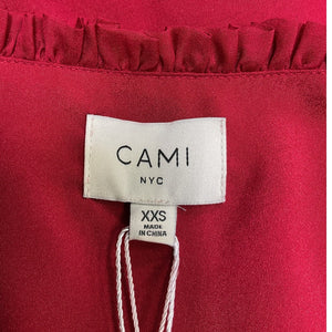 Cami Nyc Ruffled Red Inara Camisole Size XXS NWT